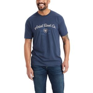 Ariat men’s navy heather shirt sleeve shirt
